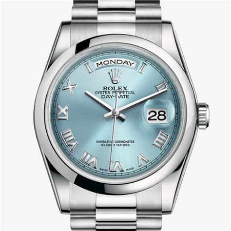 Rolex ice blue face